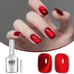 Gaoy Red Cat Eye Gel Nail Polish