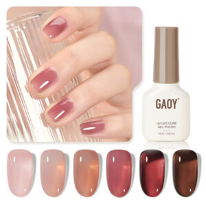 GAOY Rose Garden Jelly Gel Nail Polish