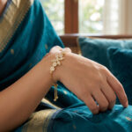 Dazzling White CZ Crystal Butterfly & Floral Gold-Plated Adjustable Bolo Bracelet for Women - Image 2